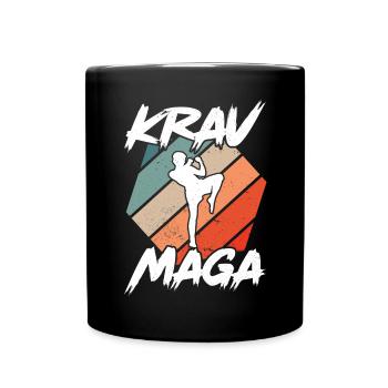 Krav Maga Apparel Israeli Self - Tasse einfarbig - Schwarz - Vorne