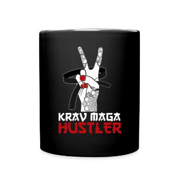 Krav Maga Apparel Israeli Self - Tasse einfarbig - Schwarz - Vorne
