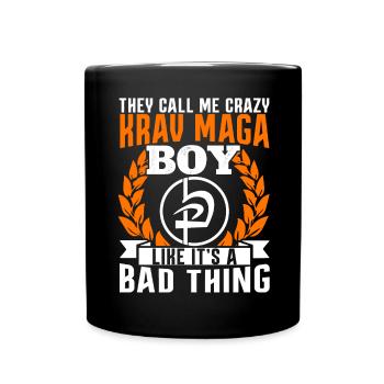 Krav Maga Apparel Israélien Self - Mug uni - noir - Devant