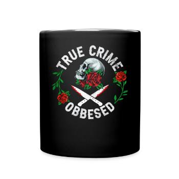 Obsédé par le vrai crime - Mug uni - noir - Devant