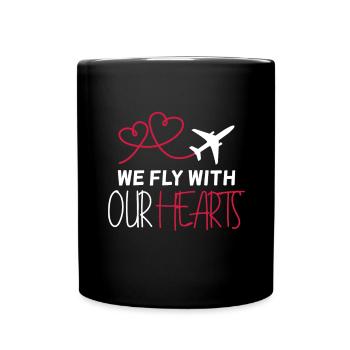 Cadeau de devis de pilote d’avion - Mug uni - noir - Devant