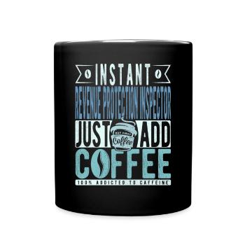 Inspecteur de la protection du revenu Café disant - Mug uni - noir - Devant