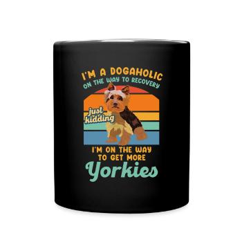 Yorkshire Terrier Yorkie Dog Cadeau - Mug uni - noir - Devant