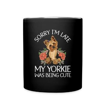 Yorkshire Terrier Yorkie Dog Cadeau - Mug uni - noir - Devant