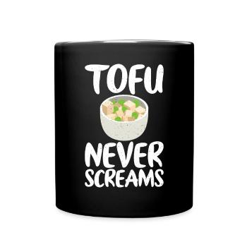 Vegetable Lover Vegetarian Gifts - Full Colour Mug - black - Front