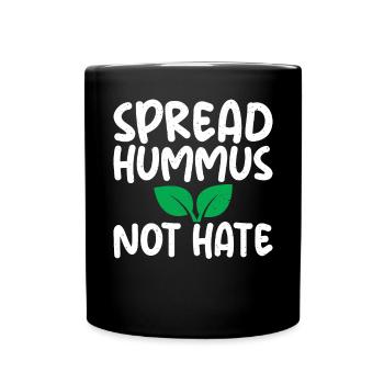 Vegetable Lover Vegetarian Gifts - Full Colour Mug - black - Front