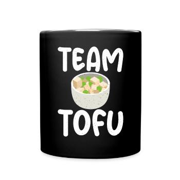 Vegetable Lover Vegetarian Gifts - Full Colour Mug - black - Front