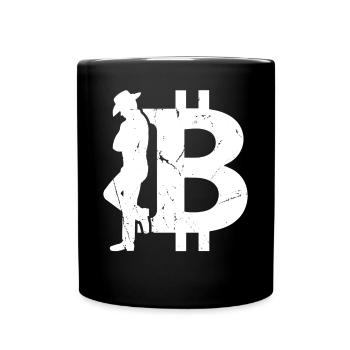 Bitcoin Lover Crypto-monnaie Bitcoins Investisseur - Mug uni - noir - Devant