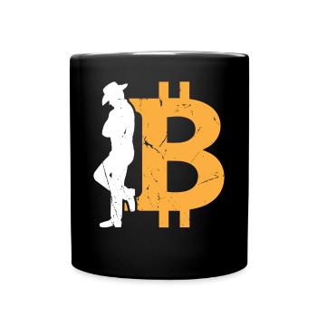 Bitcoin Lover Bitcoin Investor - Crypto-monnaie Bi - Mug uni - noir - Devant