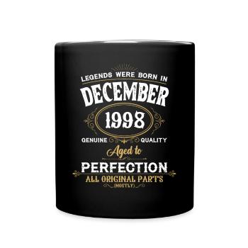 Born December 1998 Birthday Gift - Full Colour Mug - black - Front