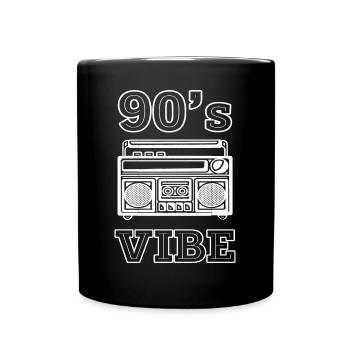 A child of the 90s - Full Colour Mug - black - Front