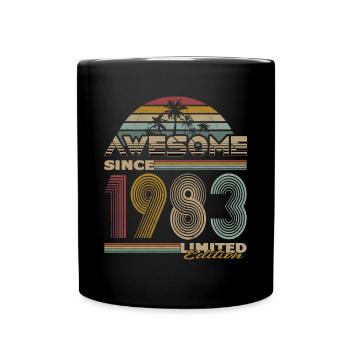 40th Anniversary Awesome Since 1983 Limited Edition - Mug uni - noir - Devant