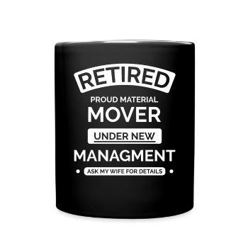 Spécialiste en logistique à la retraite - Mug uni - noir - Devant