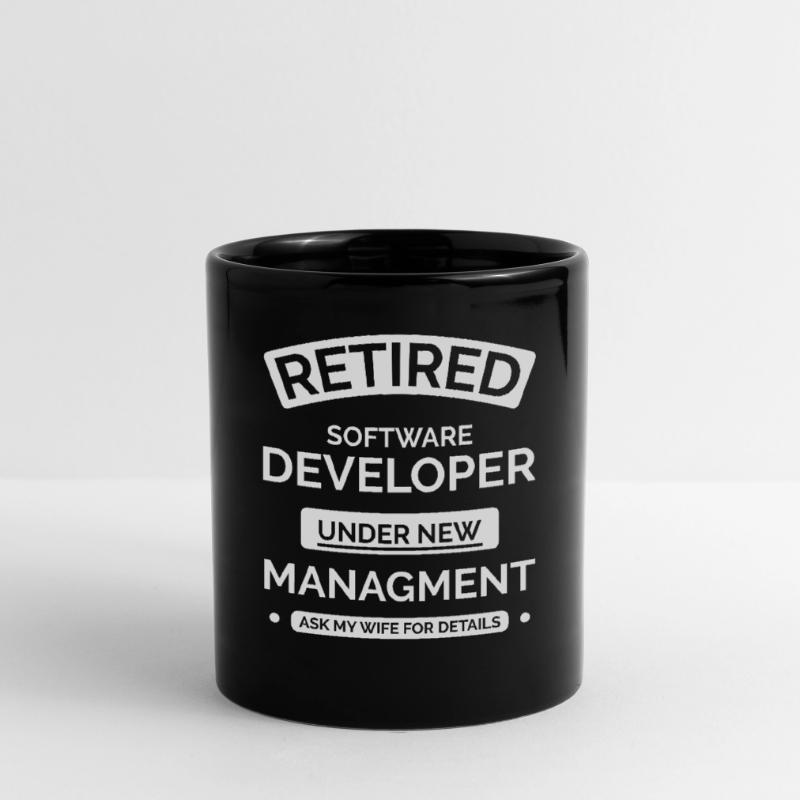 Retired Software Developer Full Colour Mug