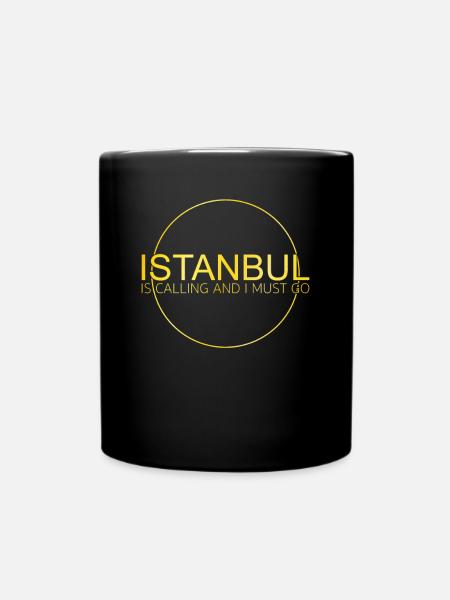 istanbul - Tasse einfarbig - Schwarz