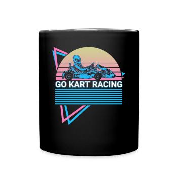 Go Kart Racing Rétro Go-Kart - Mug uni - noir - Devant