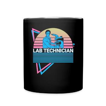 Technicien de laboratoire Rétro - Mug uni - noir - Devant