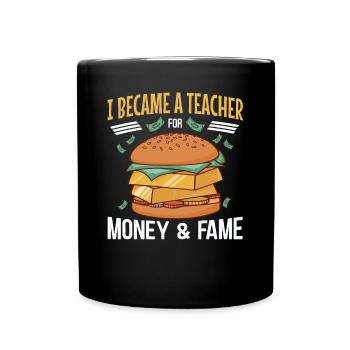 Enseignante au primaire Éducatrice de maternelle - Mug uni - noir - Devant