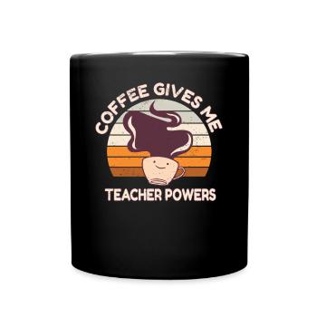 Primary School Teacher Kindergarten Educator - Full Colour Mug - black - Front