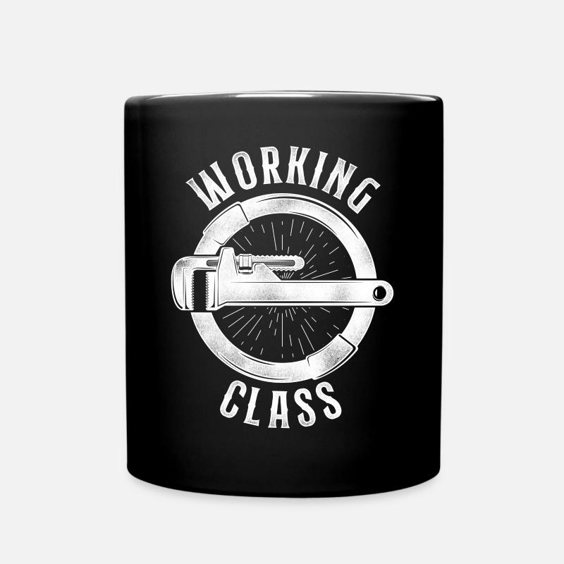 Plumbing Plumber Vintage Working - Tasse einfarbig - Schwarz