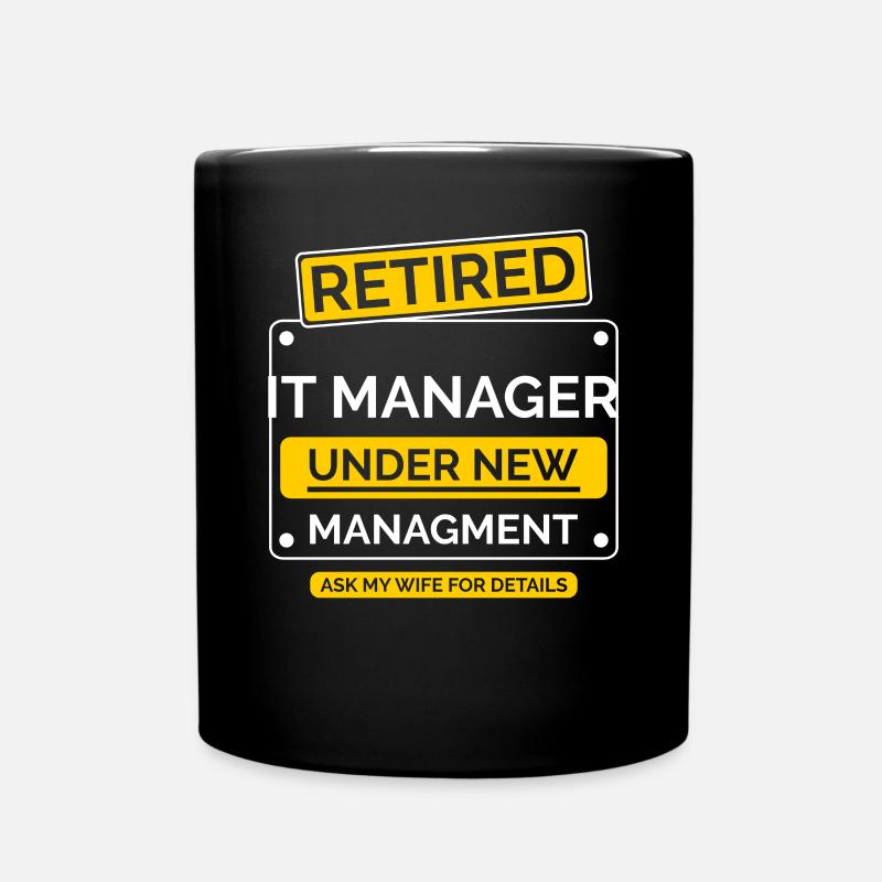 Retraite des responsables informatiques - Mug uni - noir
