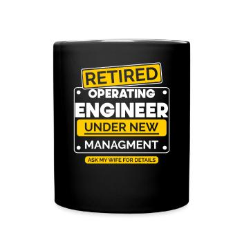 Récupération de départ à la retraite des ingénieurs d’exploitation - Mug uni - noir - Devant