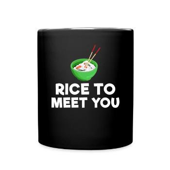 Cadeau pour les amateurs de sushis de cuisine japonaise - Mug uni - noir - Devant