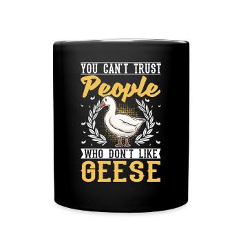 Oies Cadeau Goose Lovers Goose Éleveurs d’oies - Mug uni - noir - Devant