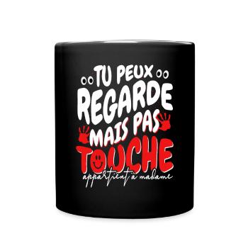 Valentines Day Femme Humour Saint - Mug uni - noir - Devant