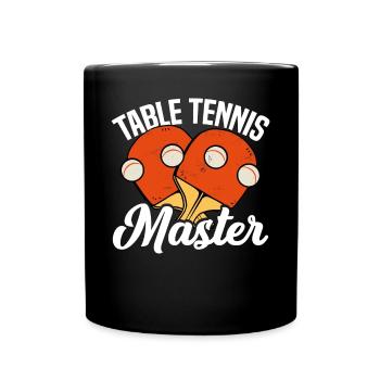 Master in table tennis - Full Colour Mug - black - Front