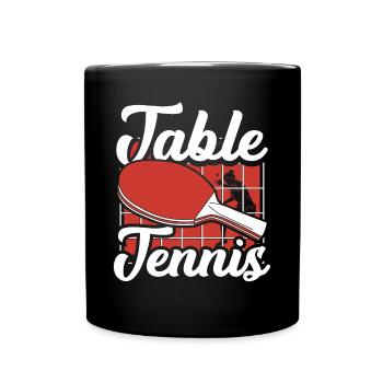 Table tennis net - Full Colour Mug - black - Front