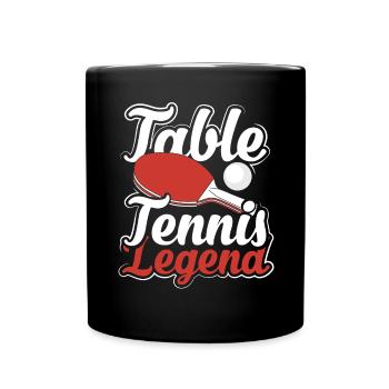 Table tennis legend - Full Colour Mug - black - Front