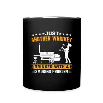 BBQ BBQ Gift - Full Colour Mug - black - Front