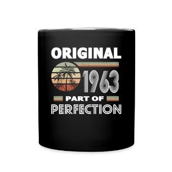 60e anniversaire Original 1963 Une partie de la perfection - Mug uni - noir - Devant
