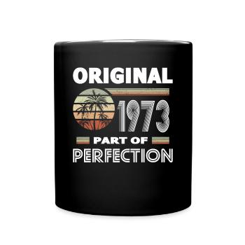 50e anniversaire Original 1973 Une partie de la perfection - Mug uni - noir - Devant
