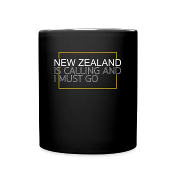Dicton néo-zélandais - Mug uni - noir - Devant