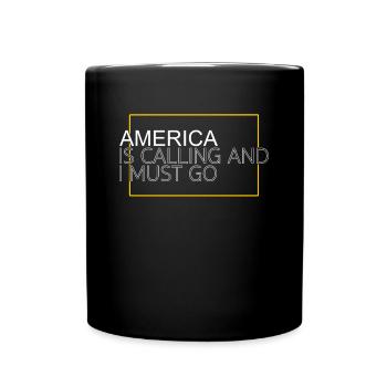 Amérique Dicton - Mug uni - noir - Devant