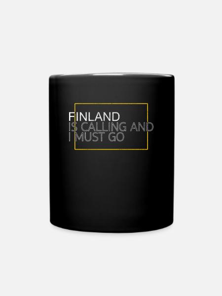 Finlande disant - Mug uni - noir