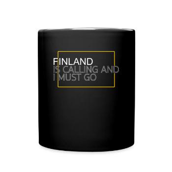 Finland saying - Full Colour Mug - black - Front