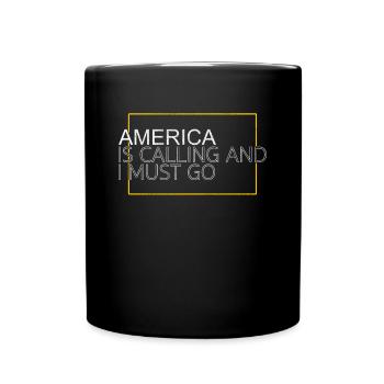Amérique Dicton - Mug uni - noir - Devant