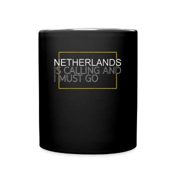 Dicton néerlandais - Mug uni - noir - Devant