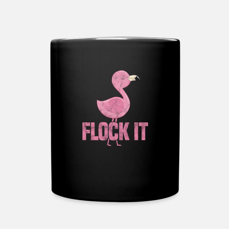 Flamingo - Tasse einfarbig - Schwarz