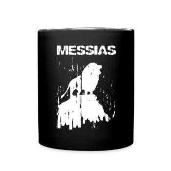 Messias Löwe Jesus Gott Erretter Bibel Glaube - Tasse einfarbig - Schwarz - Vorne