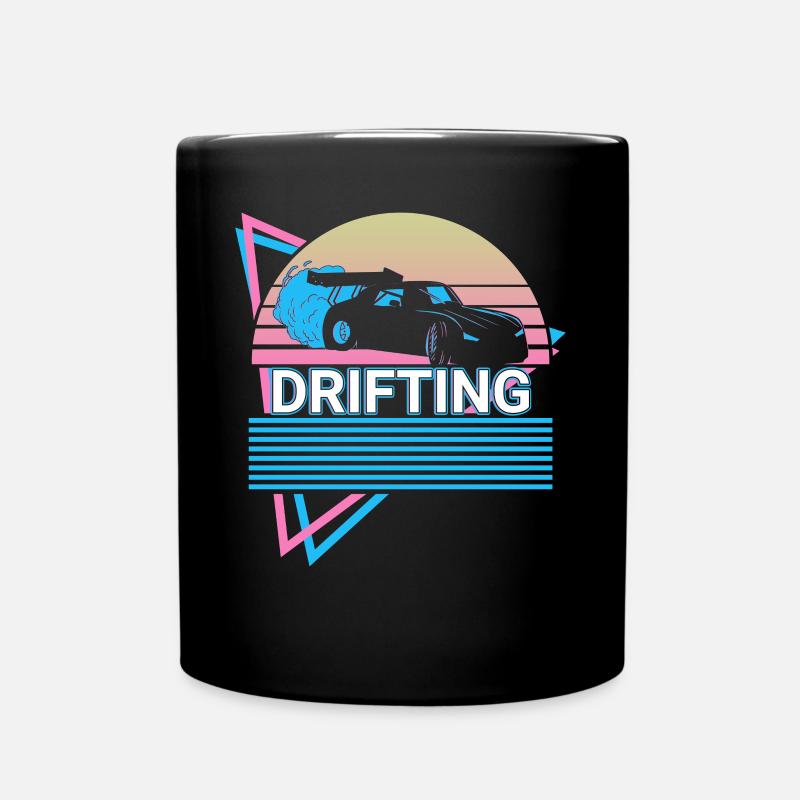 Driften Retro Drift Auto Tuning - Tasse einfarbig - Schwarz