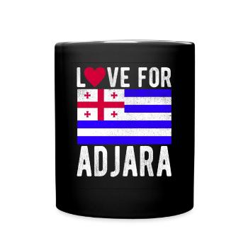 Adjara Souvenir - Tasse einfarbig - Schwarz - Vorne