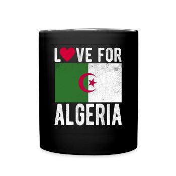 Algerien Souvenir - Tasse einfarbig - Schwarz - Vorne