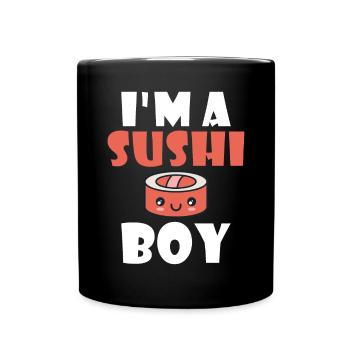 Cadeau pour les amateurs de sushis de cuisine japonaise - Mug uni - noir - Devant