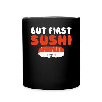 Cadeau pour les amateurs de sushis de cuisine japonaise - Mug uni - noir - Devant