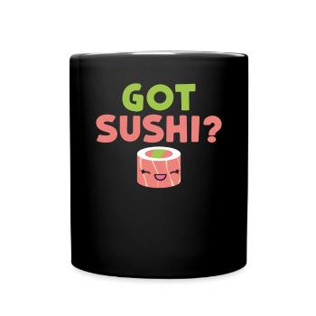 Cadeau pour les amateurs de sushis de cuisine japonaise - Mug uni - noir - Devant
