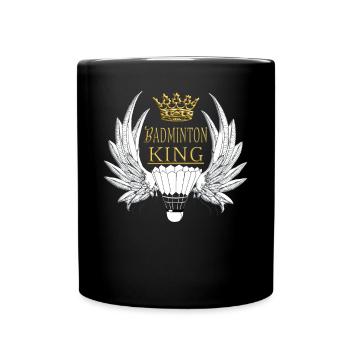 Badminton Idée cadeau Sport Design - Mug uni - noir - Devant